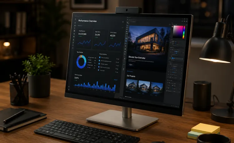 How the EliteStudio 8 All-in-One G1i 23.8 inch Desktop AI PC Supports Modern Digital Workflows